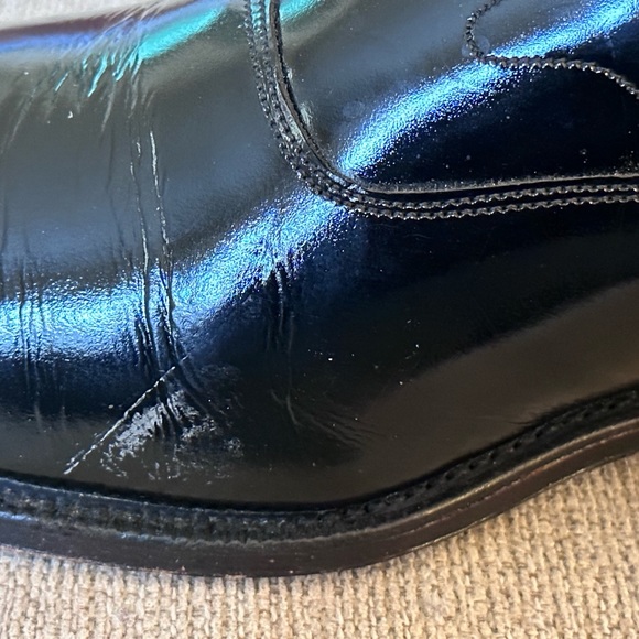 Brooks Brothers The CURZON Black Leather Men\'s Dress Oxfords Size 10 C